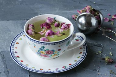 pembe Gül tomurcukları kurutulmuş