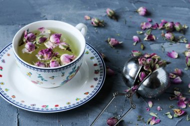 pembe Gül tomurcukları kurutulmuş