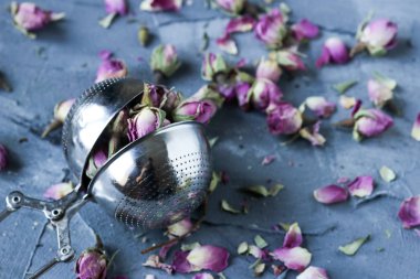 pembe Gül tomurcukları kurutulmuş