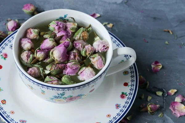 Dried Pink Rose Buds — Stock Photo, Image