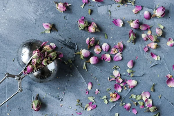 Сушеные Розовые Бутоны — стоковое фото