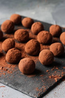 Çikolata truffles, ev yapımı çikolata