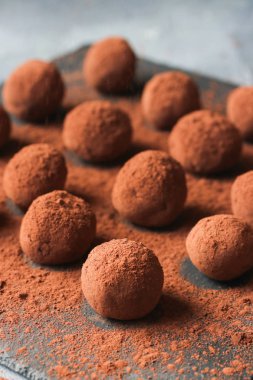 Çikolata truffles, ev yapımı çikolata