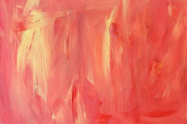 Akrilik kırmızı turuncu sarı ahşap doku