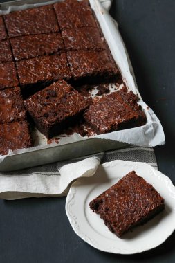 Ev yapımı kek çikolatalı kek