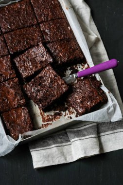 Ev yapımı kek çikolatalı kek