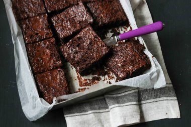 Ev yapımı kek çikolatalı kek