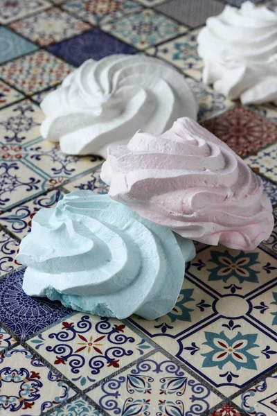 Meringue Cookies Pastry Cookies — Stock Photo, Image