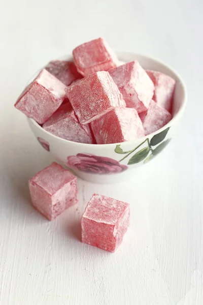 Turkish Delight Rose Flavor — Stock Photo, Image