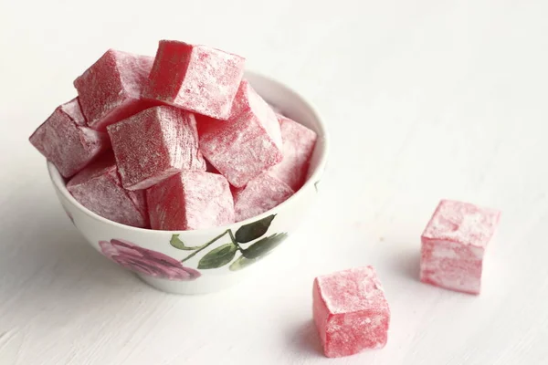 Turkish Delight Rose Flavor — Stock Photo, Image