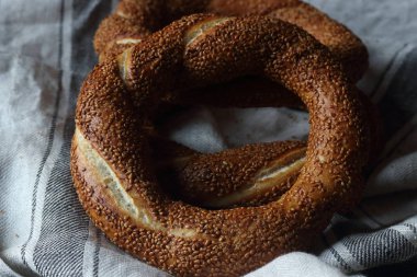 Türk simit simit, natürmort Türk simit 