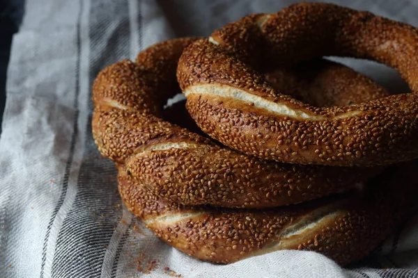 Türk simit simit, natürmort Türk simit 