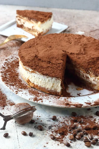 Tiramisu Traditional Italian Dessert — Stock Photo, Image