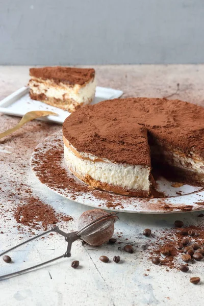 Tiramisu Traditional Italian Dessert — Stock Photo, Image