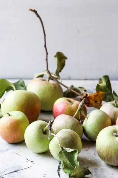 Organic Fresh Natural Apple Fruits — Stock Photo, Image