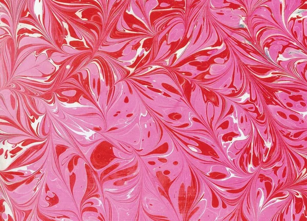 Красный Мрамор Ручной Работы Рисунок — стоковое фото