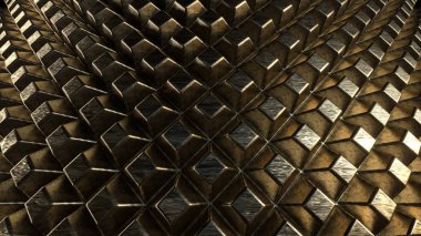 3D arka plan - altın Sert Metal kalıp