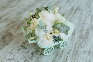 Güzel hediye ahşap dekorasyon düğün ve unutulmaz geçen gün çiçekli