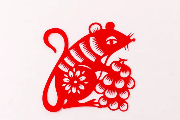 Paper Cut Chinese Zodiac Signs Stock Image