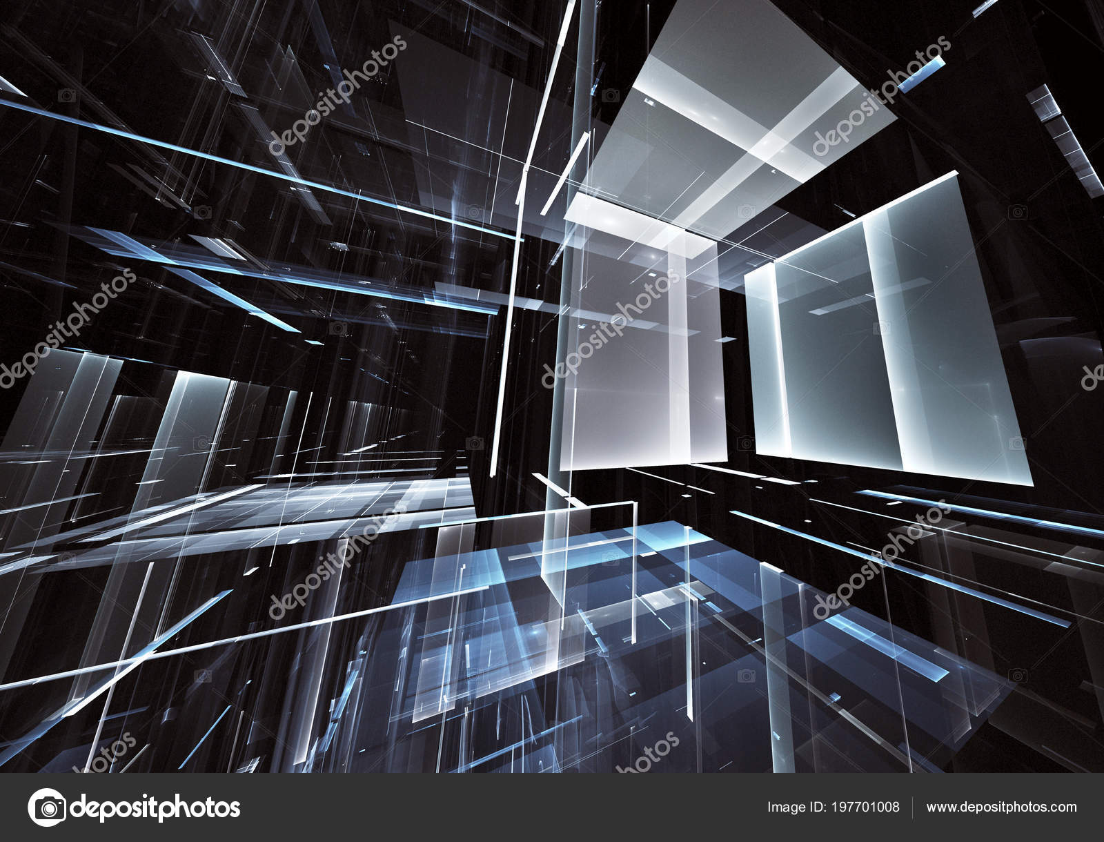 Abstract Future Technology Background Computer Generated Image Fractal Art Glass Stock Photo By C Ikterna