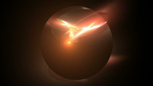 Sphère tournant autour de son axe. Balle tournante comme une planète 