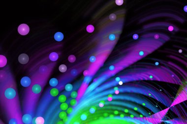 soyut fraktal arkaplan, doku, bokeh, fraktal top