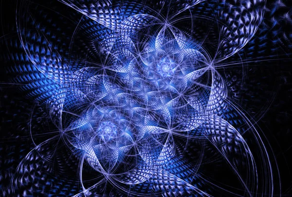 Resumo fundo fractal, textura, bokeh, espiral fractal — Fotografia de Stock