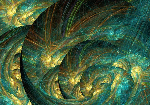 Fondo dinámico de color abstracto con efecto de iluminación. Arte fractal —  Fotos de Stock