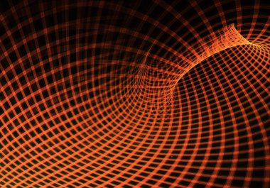 Işık efektli soyut renk dinamik arkaplanı. Fraktal spiral. Fraktal sanat