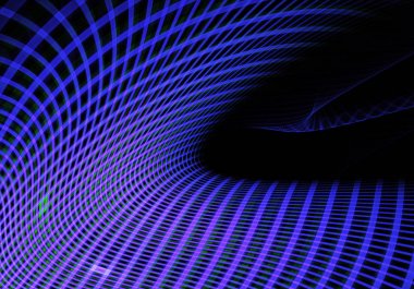 Işık efektli soyut renk dinamik arkaplanı. Fraktal spiral. Fraktal sanat