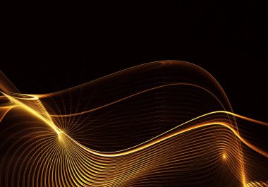 Işık efektli soyut renk dinamik arkaplanı. Fraktal spiral. Fraktal sanat