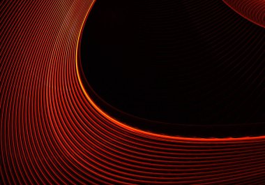 Işık efektli soyut renk dinamik arkaplanı. Fraktal spiral. Fraktal sanat