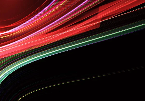 Colore astratto sfondo dinamico con effetto luce. Spirale frattale. Arte frattale — Foto Stock