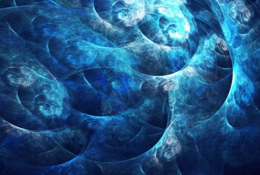 Işık efektli soyut renk dinamik arkaplanı. Fraktal sanat