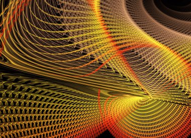 Işık efektli soyut renk dinamik arkaplanı. Fraktal spiral. Fraktal sanat