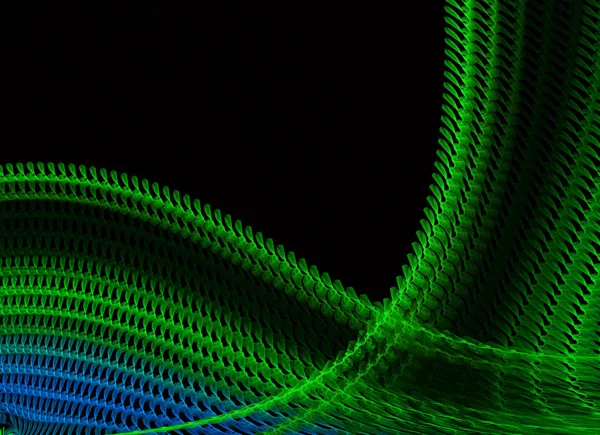Fondo dinámico de color abstracto con efecto de iluminación. Fractal ondulado. Arte fractal — Foto de Stock