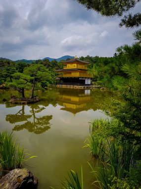 kyoto Japonya'da altın köşk