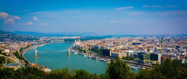 Bakış açısından Budapeşte şehir manzarası