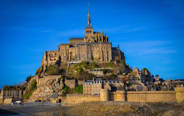 Mont Saint Michel Franciaországban — Stock Fotó