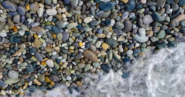 Pebbles Beach Rubble Seashore — Stock Photo, Image