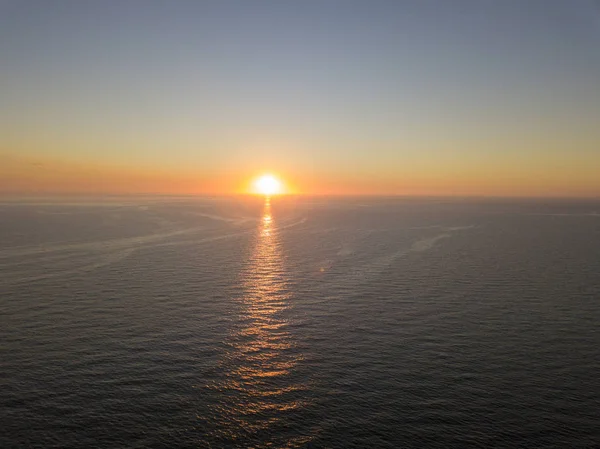 Liepae günbatımı, Baltık Denizi, Letonya