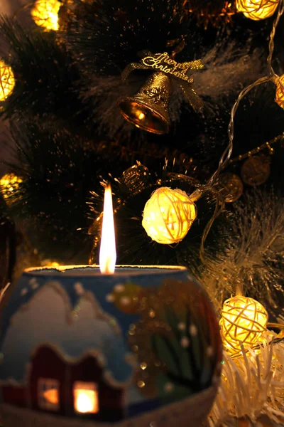 Yeni Yıl Nedenleri Tatil Bize Geliyor Noel Kapının Eşiğinde — Stok fotoğraf