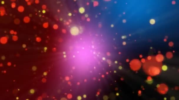 粒子の輝き背景のビデオ — ストック動画