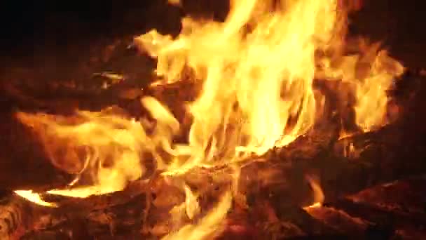 Видео Близкого Огня — стоковое видео