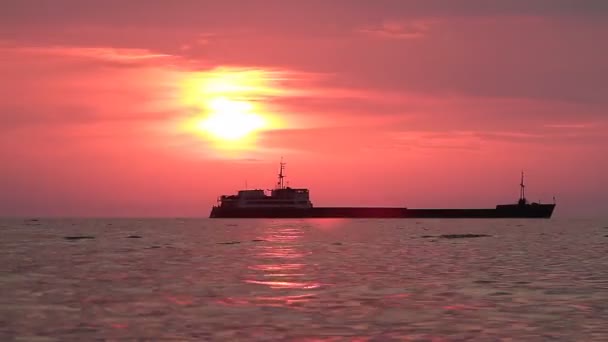 Морський Краєвид Sunset — стокове відео