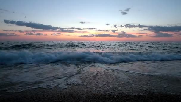 Mare Tramonto Paesaggio — Video Stock