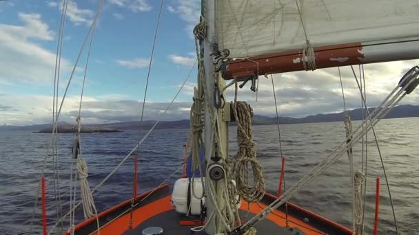 Video Sailing Day — Stock Video
