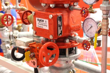 Otomatik su ve sprinkler yangın söndürme sistemi.
