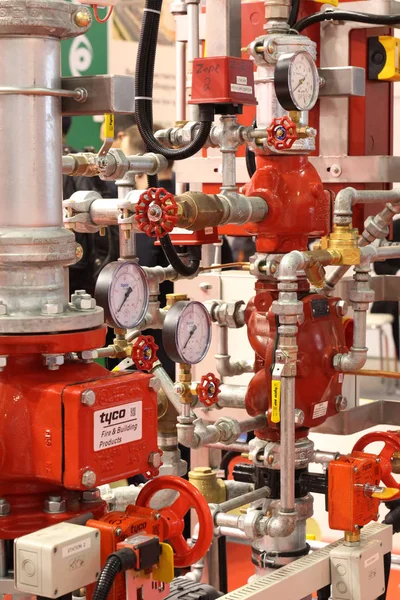 Automata víz és sprinkler tűzoltó rendszer. — Stock Fotó