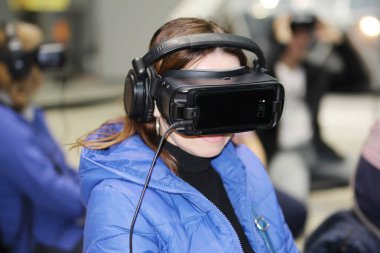 Goggles-kişi üzerinde giyilen kask ek gerçeklik.